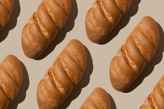 Baguette fraîche Le concept de produits de boulangerie