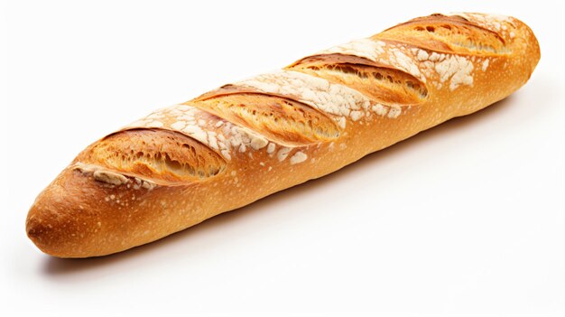 Baguette isolée sur fond blanc