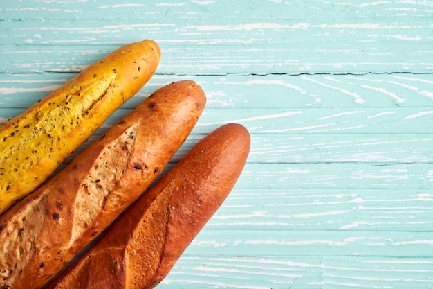 Baguettes françaises croustillantes