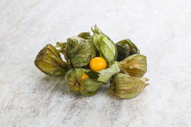 Baie Physalis mûre et savoureuse