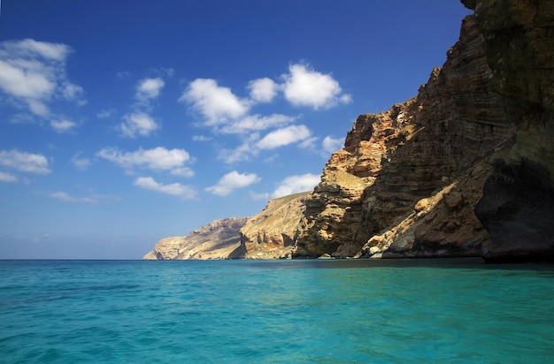 Baie de Shuab sur l'île de Socotra Yémen océan Indien