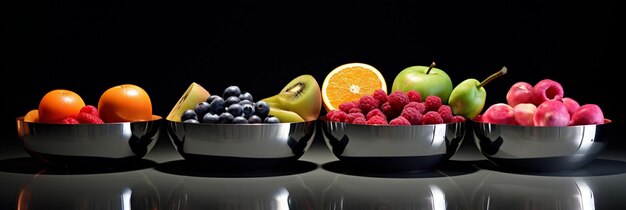 Baies bio sain été kiwi régime alimentaire fond naturel cru orange vitamine végétarien fruit variété délicieux myrtilles juteux nutrition frais framboise doux rouge