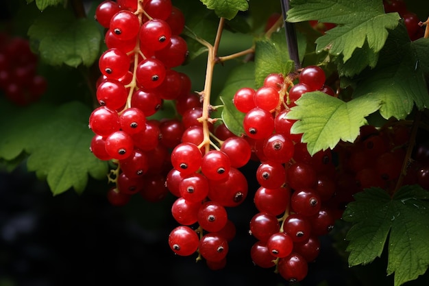 Les baies de raisins rouges miniatures génèrent Ai