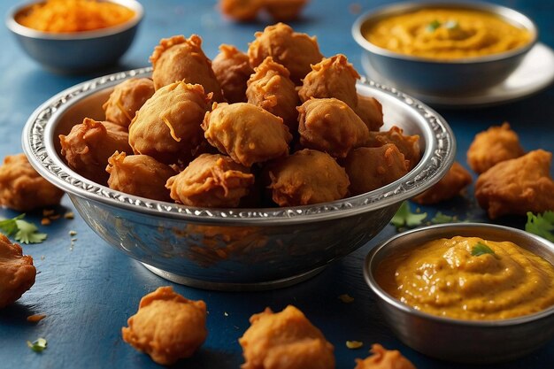 Photo bajji bhajiya pakoras est répandu