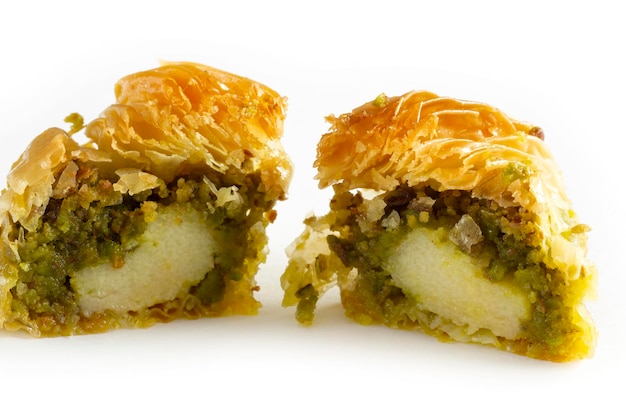 Baklava de dessert turc à la pistache