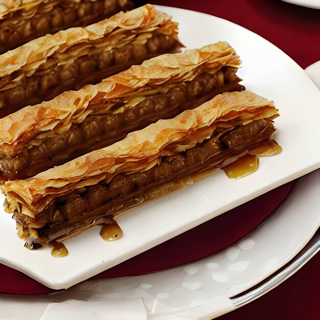 Baklava dessert