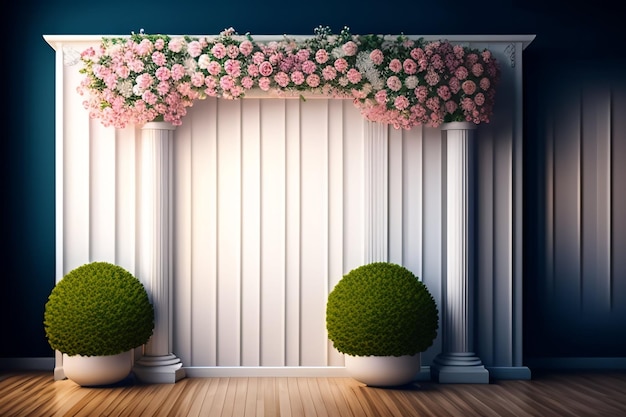 Un balcon avec des fleurs et des plantes dessus