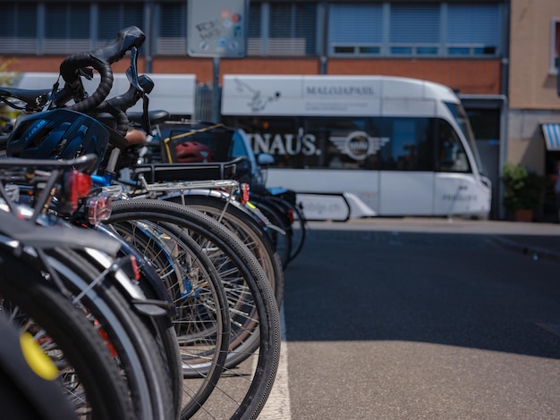 Bâle Suisse 8 juillet 2022 transports publics dans la ville