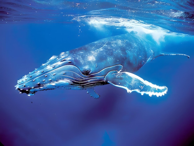 La baleine à bosse la baleine àbosse la plongée en apnée