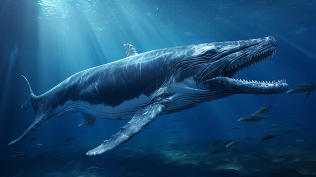 baleine à bosse image photographique créative en haute définition