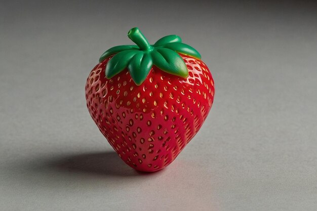 Photo une balle de stress en forme de fraise