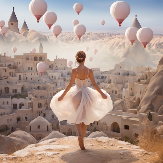 Ballerine en Cappadoce