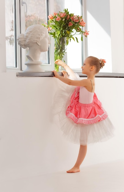 Ballerine de fille dans un tutu