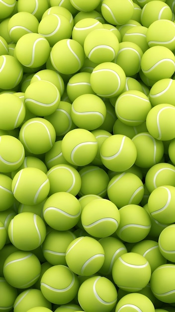 Photo des balles de tennis