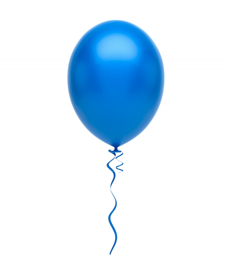 Ballon bleu
