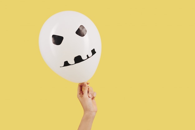 Ballon de crâne pour la fête d'Halloween