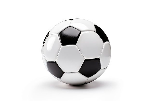 Ballon de foot blanc