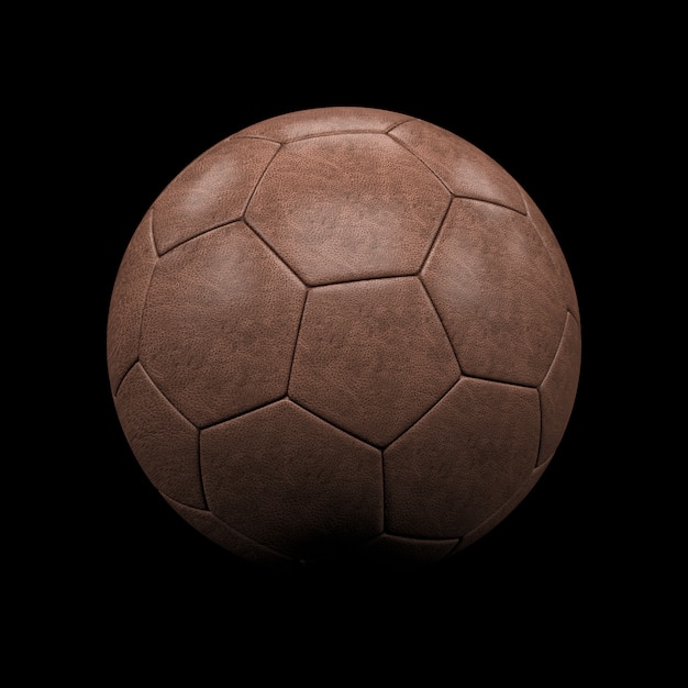 Ballon de football en cuir