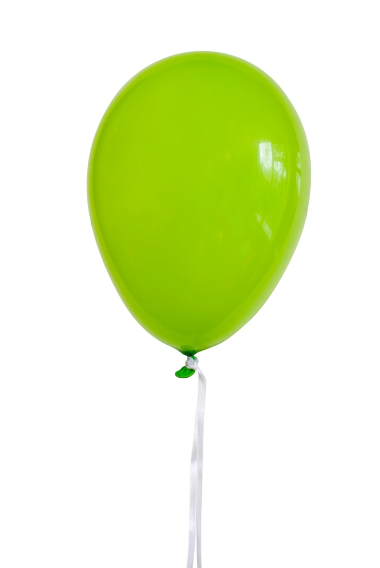 Photo ballon isolé sur fond blanc