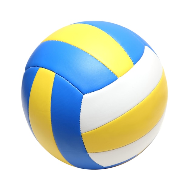 Photo ballon de volleyball en cuir