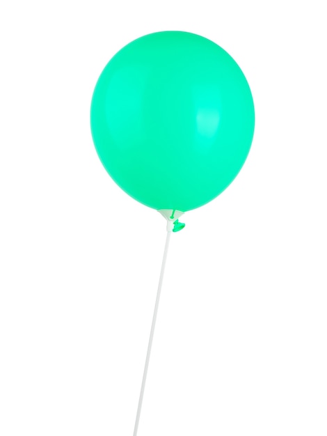 ballons colorés sur bâtons isoler sur fond blanc