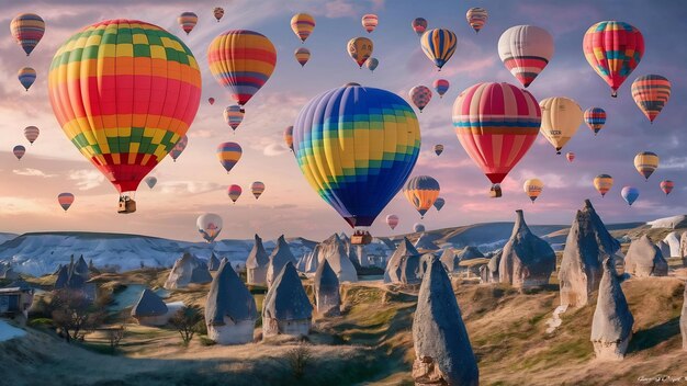 Photo des ballons dans le goreme