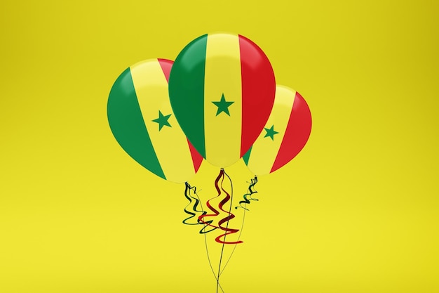 Ballons drapeau Sénégal