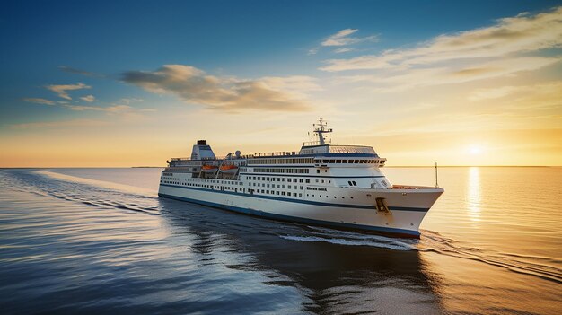 Baltic Princess Ferry par Silja Line dans le golfe de Finlande