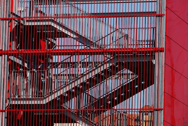 Photo balustrade rouge