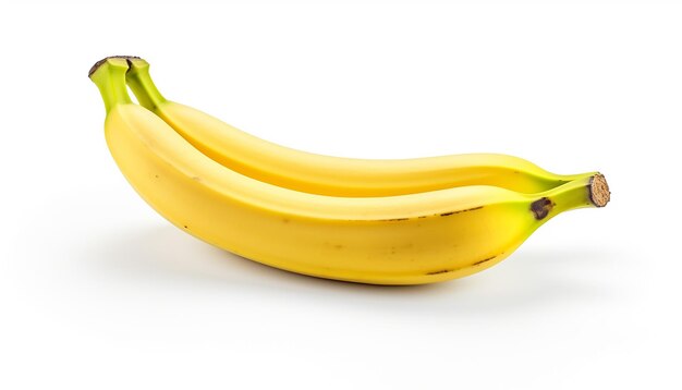 Banane sur blanc