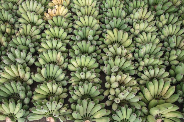 Banane dans un marché de légumes et de fruits.