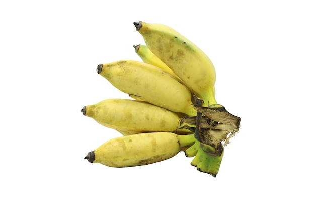 banane fraîche isolée du fond blanc