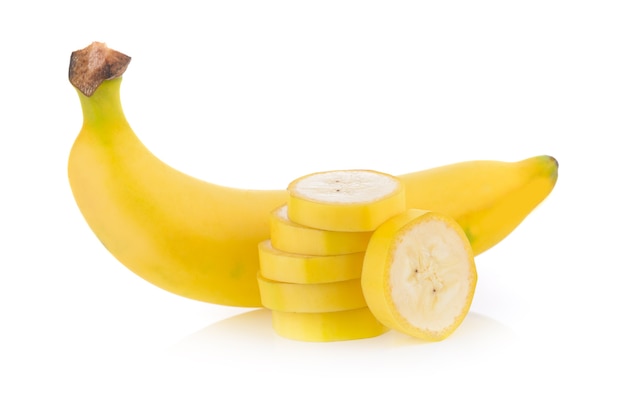 banane isolé sur fond blanc