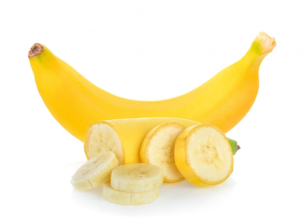 Banane isolée