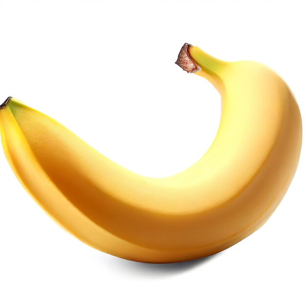 Banane mûre isolé sur fond blanc