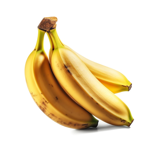 Banane Objet blanc isolé