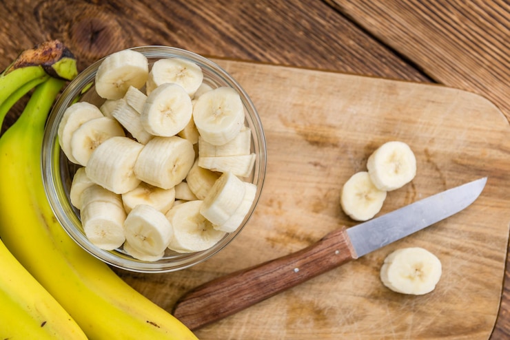 Photo bananes hachées