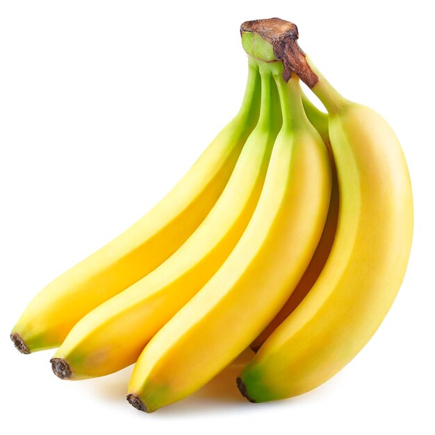 Bananes isolées sur fond blanc