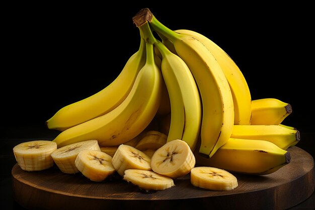Bananes mûres, entières ou en tranches