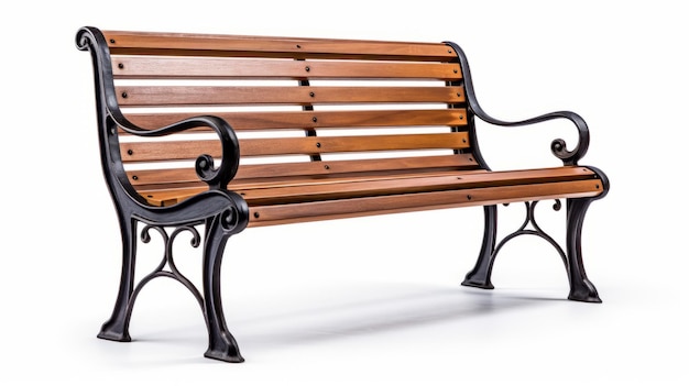 Et le banc en bois majestueux de style port noir haute résolution