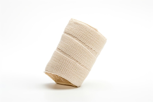 bandage sur fond blanc