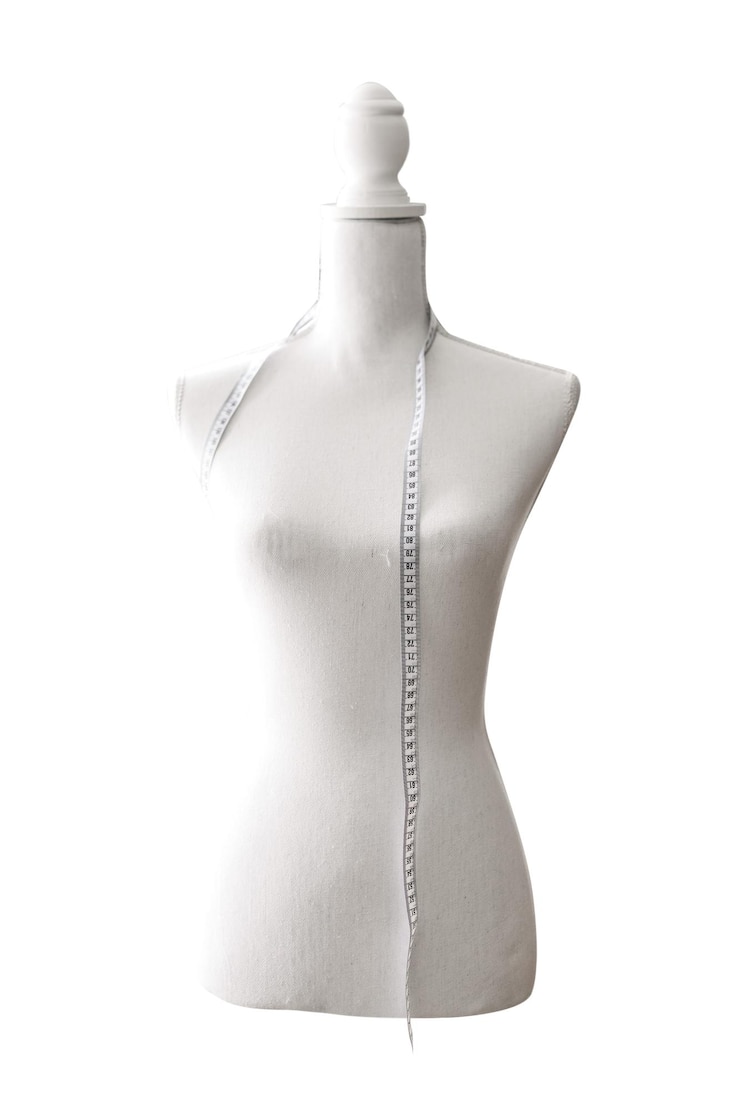 Photo bande de mesure adhésif de mannequin png fond transparent