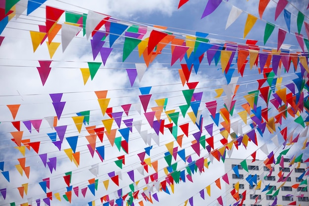 Photo banderines de couleurs