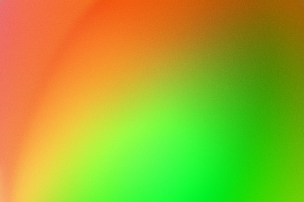 Banner d'affiche d'arrière-plan abstrait à gradient vert orange foncé vert granuleux