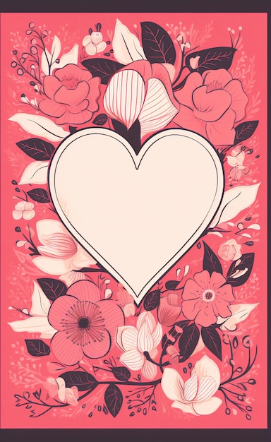 Banner vectoriel d'élégance de la Saint-Valentin avec une palette romantique