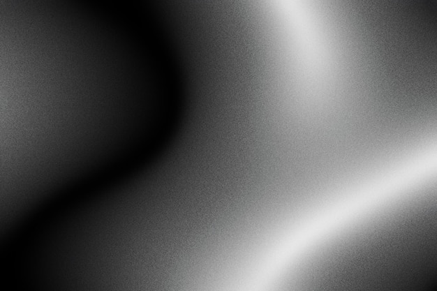 Photo bannière d'affiche à fond abstrait à gradient granulé noir et blanc