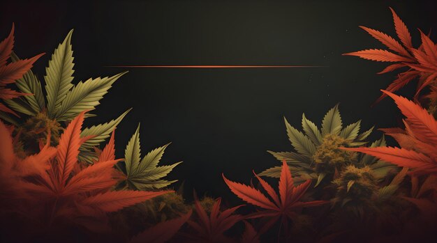 Photo bannière de cannabis pour le vendredi noir