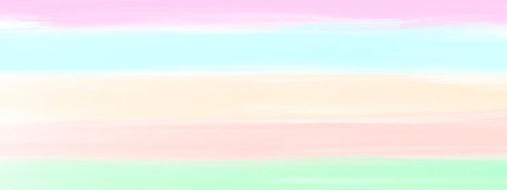 Photo bannière de conception artistique aux traits colorés