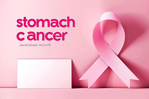 Photo la bannière du cancer de l'estomac