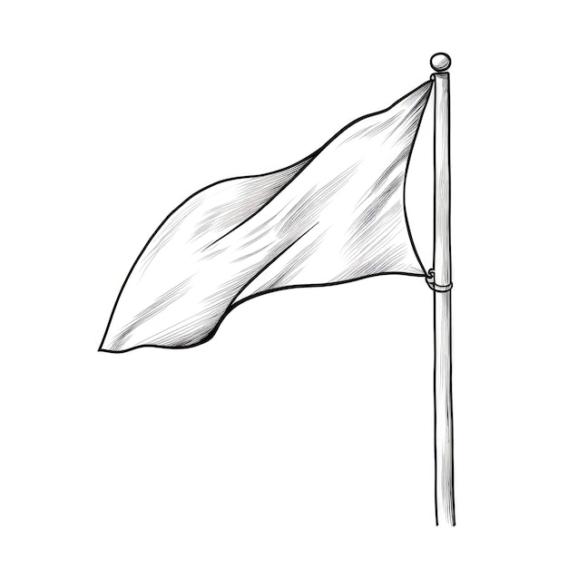 Bannière fanion drapeau ai généré